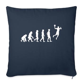 Basketball Evolution! - Sofakissenbezug 45 x 45 cm - Navy - Vorne