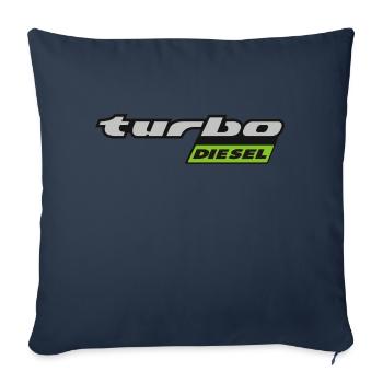 Turbo Diesel - Late - Sofa pillowcase 17,3'' x 17,3'' (45 x 45 cm) - navy - Front