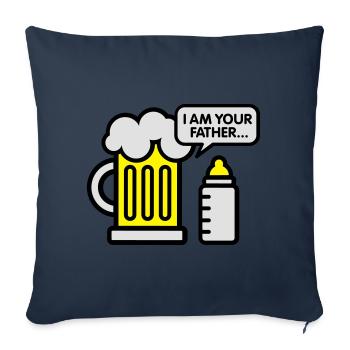 I am your father - Housse de coussin décorative 45 x 45 cm - bleu marine - Devant
