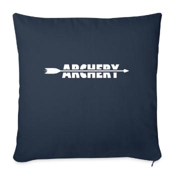 Bogenschießen Bogenschiessen Archery Pfeil Bogen - Sofakissenbezug 45 x 45 cm - Navy - Vorne