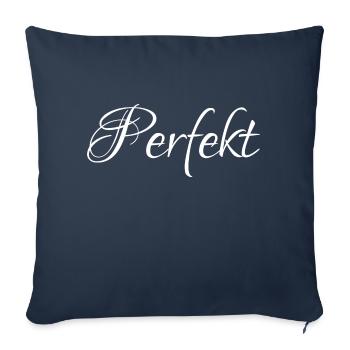 perfekt - Sofakissenbezug 45 x 45 cm - Navy - Vorne