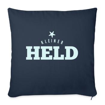 Kleiner Held - Sofakissenbezug 45 x 45 cm - Navy - Vorne