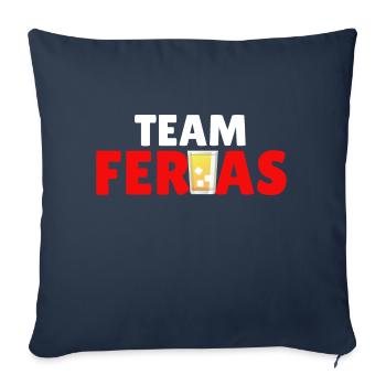 Férias Sud Ouest Féria Bayonne Dax Mont De Marsan - Housse de coussin décorative 45 x 45 cm - bleu marine - Devant