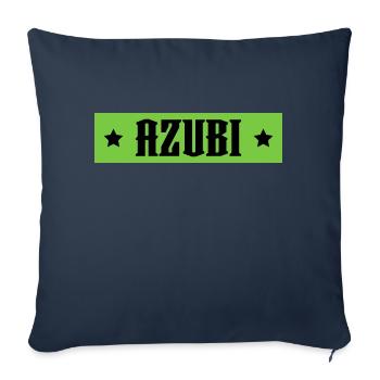 AZUBI gruen tshirt - Sofakissenbezug 45 x 45 cm - Navy - Vorne