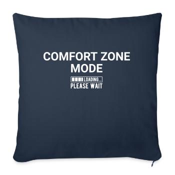 Comfort Zone Mode Loading Please Wait - Sofa pillowcase 17,3'' x 17,3'' (45 x 45 cm) - navy - Front
