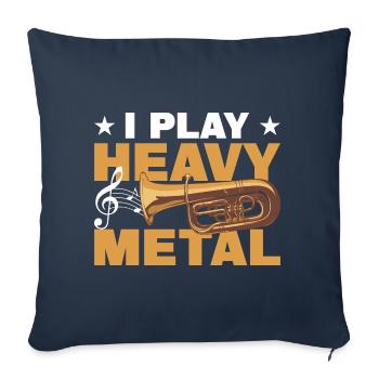 Euphonium Euphonium Player Brass Euphonist Euphonist - Sofa pillowcase 17,3'' x 17,3'' (45 x 45 cm) - navy - Front