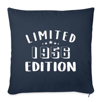Birthday 1956 Limited Edition 1956 - Sofa pillowcase 17,3'' x 17,3'' (45 x 45 cm) - navy - Front