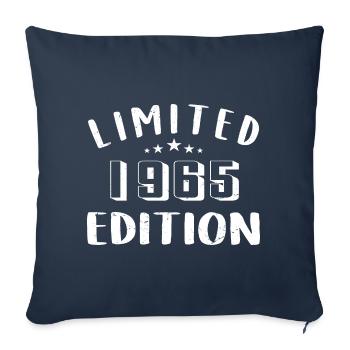 Birthday 1965 Limited Edition 1965 - Sofa pillowcase 17,3'' x 17,3'' (45 x 45 cm) - navy - Front