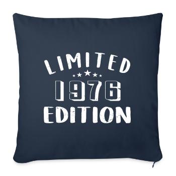 Birthday 1976 Limited Edition 1976 - Sofa pillowcase 17,3'' x 17,3'' (45 x 45 cm) - navy - Front