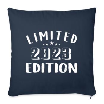 Birthday 2023 Limited Edition 2023 - Sofa pillowcase 17,3'' x 17,3'' (45 x 45 cm) - navy - Front