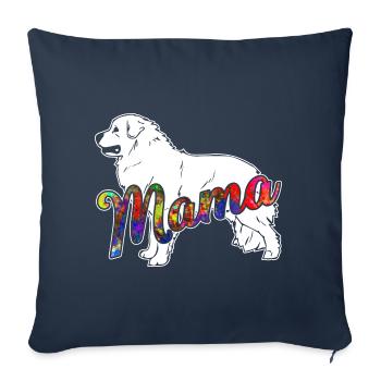 Great Pyrenees Great Pyrenees Mama - Sofa pillowcase 17,3'' x 17,3'' (45 x 45 cm) - navy - Front