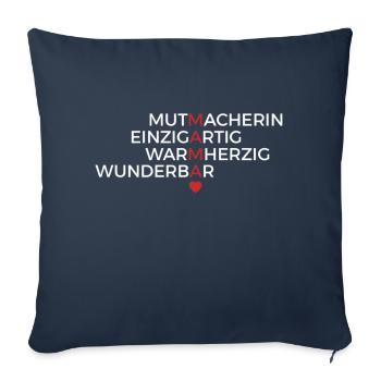 Mama Muttertag Mutter - Sofakissenbezug 45 x 45 cm - Navy - Vorne