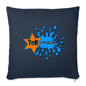Tollpatsch 2.0 - Sofakissenbezug 45 x 45 cm - Navy - Vorne