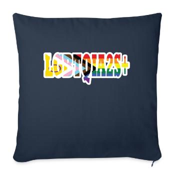 LGBTQIA2S+ - Sofakissenbezug 45 x 45 cm - Navy - Vorne