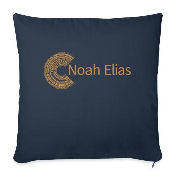 For Noah Elias - Sofa pillowcase 17,3'' x 17,3'' (45 x 45 cm) - navy - Front