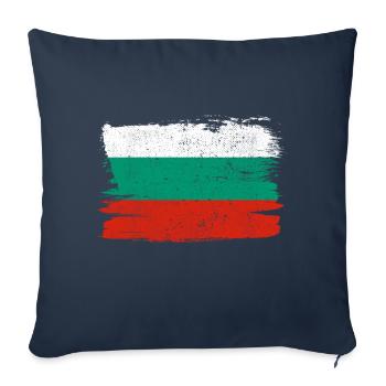 Bulgaria Flag Peace Homeland State Vintage - Sofa pillowcase 17,3'' x 17,3'' (45 x 45 cm) - navy - Front