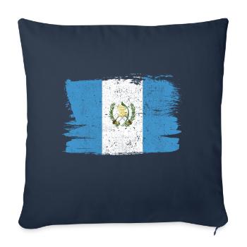 Guatemala Flag Flag Peace Vintage - Sofa pillowcase 17,3'' x 17,3'' (45 x 45 cm) - navy - Front