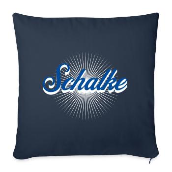 Schalke - Sofakissenbezug 45 x 45 cm - Navy - Vorne