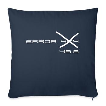 Men's gift, women's, humorous, humorous t-shirt - Sofa pillowcase 17,3'' x 17,3'' (45 x 45 cm) - navy - Front