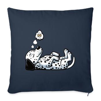 Dalmatians Dalmatian Keepers Dalmatian Owners - Sofa pillowcase 17,3'' x 17,3'' (45 x 45 cm) - navy - Front
