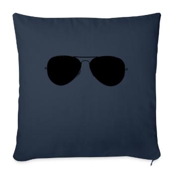 C'est ça la classe ! - Housse de coussin décorative 45 x 45 cm - bleu marine - Devant
