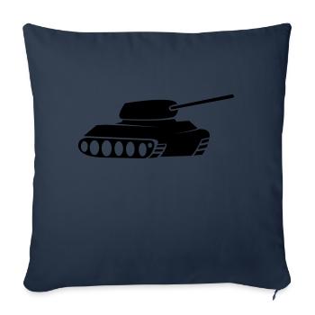 panzer - Sofakissenbezug 45 x 45 cm - Navy - Vorne