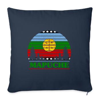 Mapuche - Sofa pillowcase 17,3'' x 17,3'' (45 x 45 cm) - navy - Front