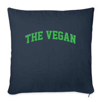 The Vegan - Sofa pillowcase 17,3'' x 17,3'' (45 x 45 cm) - navy - Front