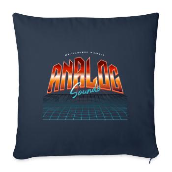 Analog Sounds Synthesizer - Sofakissenbezug 45 x 45 cm - Navy - Vorne
