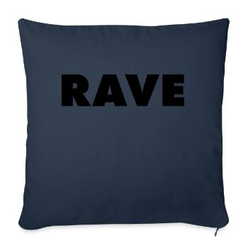 RAVE - Sofa pillowcase 17,3'' x 17,3'' (45 x 45 cm) - navy - Front