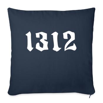 ACAB 1312 Cops - Housse de coussin décorative 45 x 45 cm - bleu marine - Devant