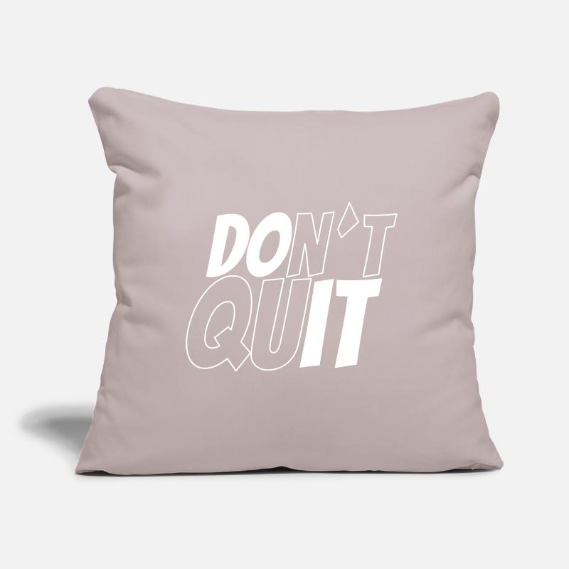 don't quit vs do it Sofa pillowcase 17,3'' x 17,3'' (45 x 45 cm)