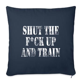 formation - Housse de coussin décorative 45 x 45 cm - bleu marine - Devant