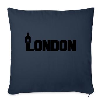 london - Sofakissenbezug 45 x 45 cm - Navy - Vorne
