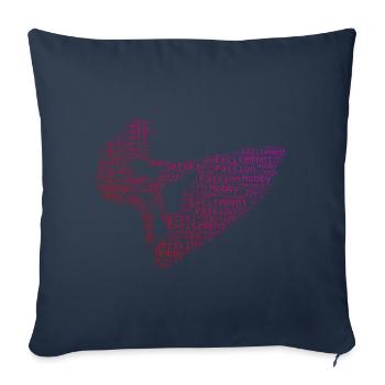 Jet Ski Femmes Hommes Jet Ski Équitation Sports nautiques - Housse de coussin décorative 45 x 45 cm - bleu marine - Devant