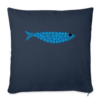 Sardine - Sofakissenbezug 45 x 45 cm - Navy - Vorne