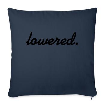 lowered. - Sofakissenbezug 45 x 45 cm - Navy - Vorne