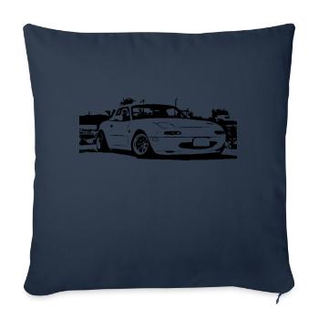 mx5 mk1 - Housse de coussin décorative 45 x 45 cm - bleu marine - Devant
