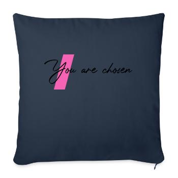 Christian Proverbs - Sofa pillowcase 17,3'' x 17,3'' (45 x 45 cm) - navy - Front
