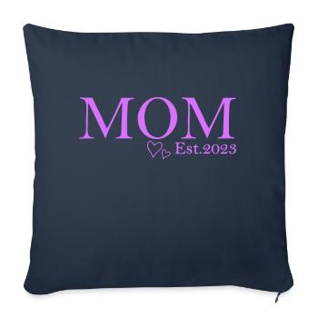 mom est 2023 - Sofakissenbezug 45 x 45 cm - Navy - Vorne