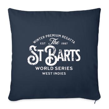 St Barts winter premium regatta - Sofa pillowcase 17,3'' x 17,3'' (45 x 45 cm) - navy - Front