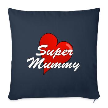SUPER MUMMY - Sofa pillowcase 17,3'' x 17,3'' (45 x 45 cm) - navy - Front