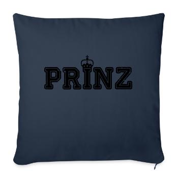 prinz - Sofa pillowcase 17,3'' x 17,3'' (45 x 45 cm) - navy - Front