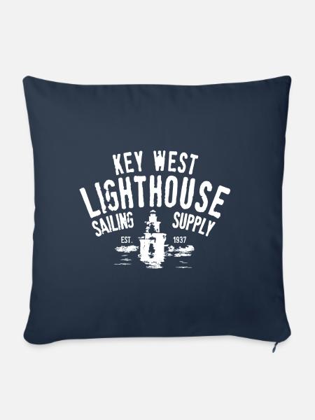Leuchtturm von Key West - Sofakissenbezug 45 x 45 cm - Navy