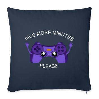 Süßer Controller Gaming - Sofakissenbezug 45 x 45 cm - Navy - Vorne