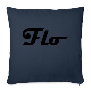flo - Sofakissenbezug 45 x 45 cm - Navy - Vorne