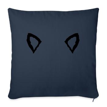 Tier 2 Ears - Sofa pillowcase 17,3'' x 17,3'' (45 x 45 cm) - navy - Front