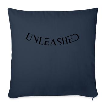 Unleashed Design - Sofakissenbezug 45 x 45 cm - Navy - Vorne