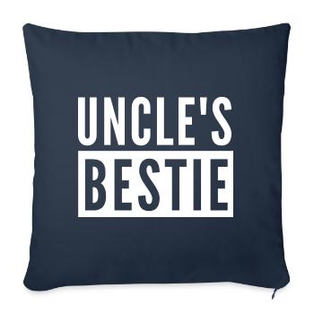 UNCLE'S BESTIE - Sofa pillowcase 17,3'' x 17,3'' (45 x 45 cm) - navy - Front