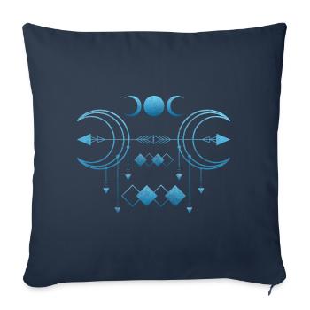 Symbol Vikings Shapes Culture - Sofa pillowcase 17,3'' x 17,3'' (45 x 45 cm) - navy - Front